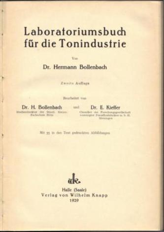 BOLLENBACH, Dr. Hermann.