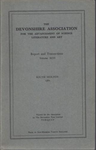 DEVONSHIRE ASSOCIATION FOR THE ADVANCEMENT OF SCIENCE LITERATURE AND ART, THE.