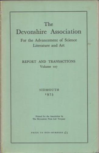 DEVONSHIRE ASSOCIATION FOR THE ADVANCEMENT OF SCIENCE LITERATURE AND ART, THE.